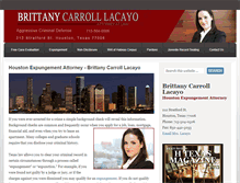 Tablet Screenshot of houstonexpungementattorney.com